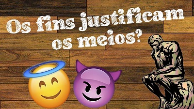 Assassinar, mentir, roubar e todos os tipos de comportamentos pecaminosos são a expressão da natureza pecaminosa do homem, não a natureza de Deus. Para o cristão cuja natureza tem sido transformada por Cristo (2 Coríntios 5:17), não deve haver a justificação do comportamento imoral, não importa a sua motivação ou resultado. Ilustração: Google